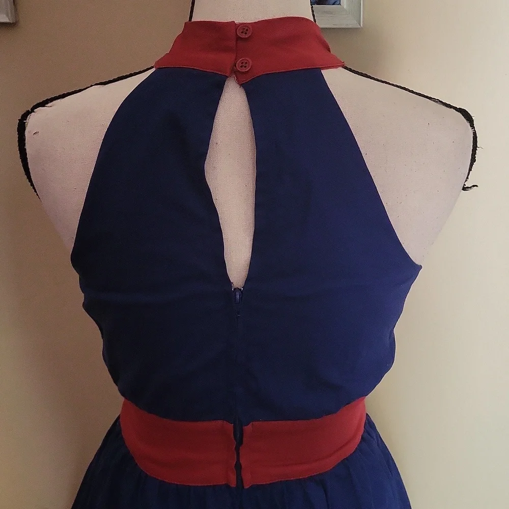 Her Universe Marvel Captain Carter Halter Dress - Picture 10 of 15